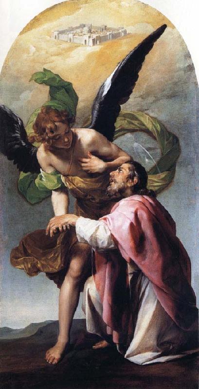 Cano, Alonso St.Fohn the Evangelist's Vision of the Heavenly Ferusale Germany oil painting art